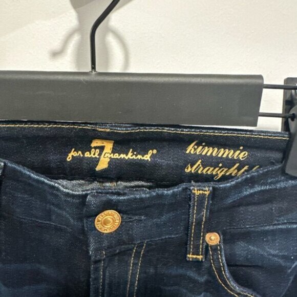 NWOT- 7 FOR ALL MANKIND KIMMIE STRAIGHT LEG JEANS - Picture 2 of 7